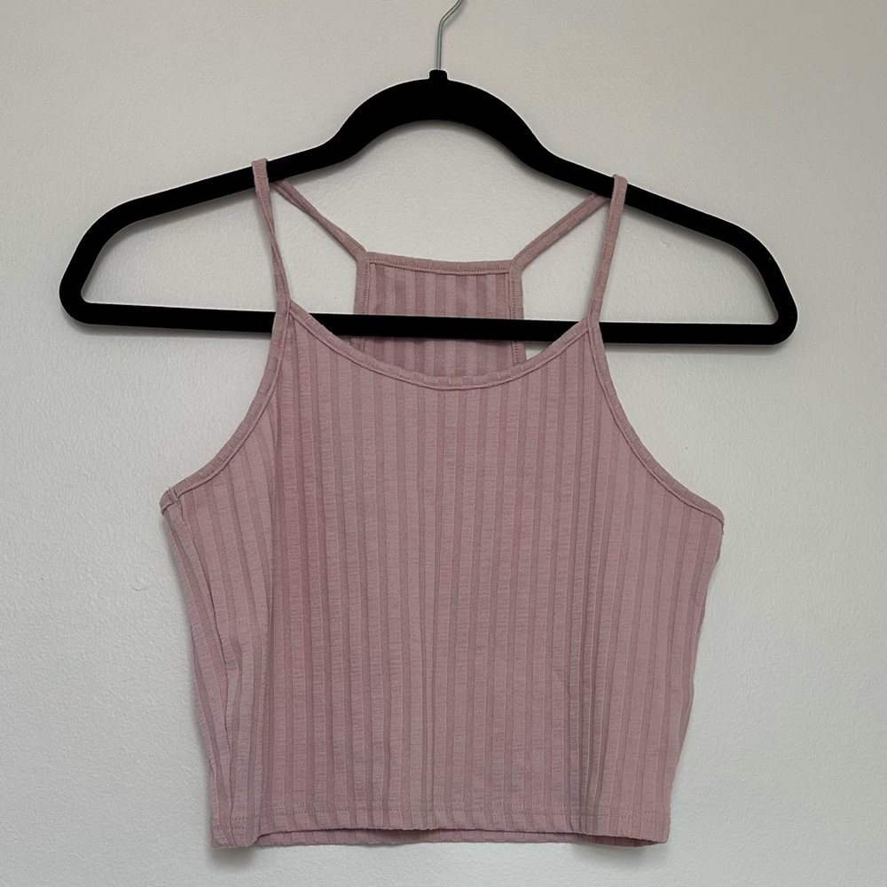 Ribbed crop top